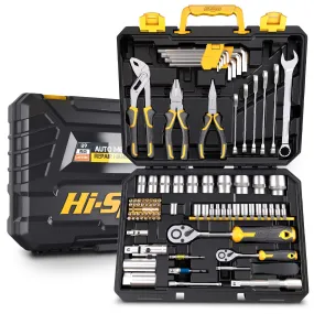 89pc Auto, Garage and Home Mechanics DIY Tool Kit Set. Comprehensive Hand Tools for Car and Motorcycle Repairs