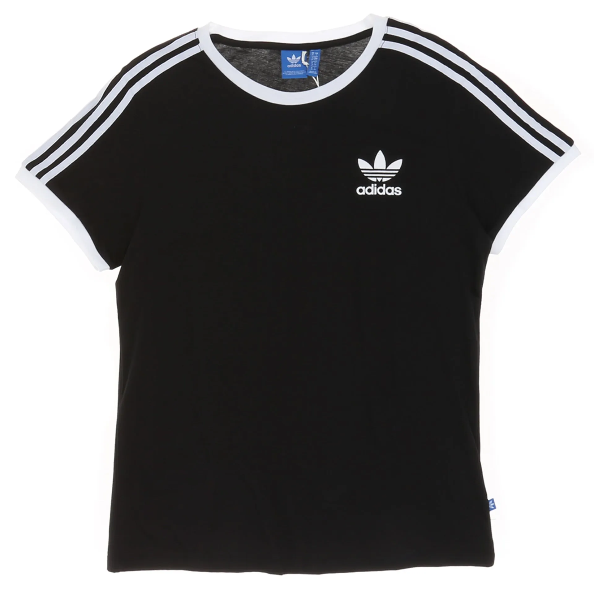 Adidas Women's 3 Stripes Tee - Black