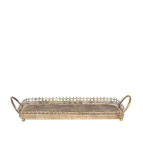 Angola Gold Metal Tray - Medium