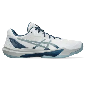 Asics Men's Sky Elite FF 3 Indoor Court Shoes White Dolphin Grey