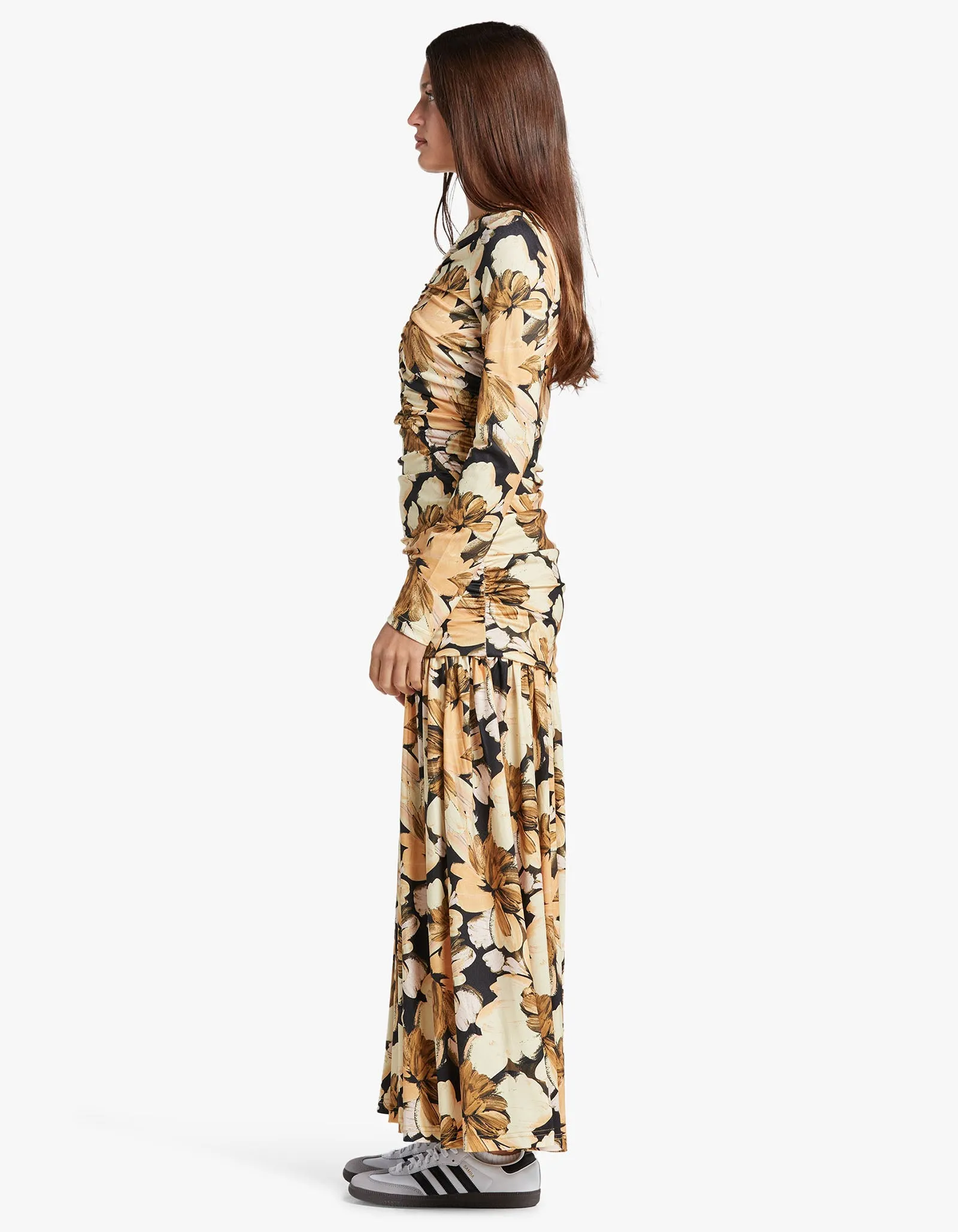 Avah Maxi Dress - Dark Painterly