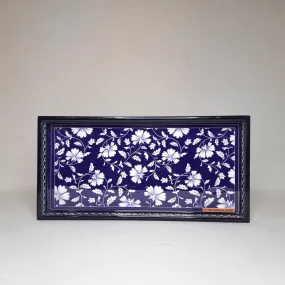 Blue Pottery Rectangle Enamel Mini tray