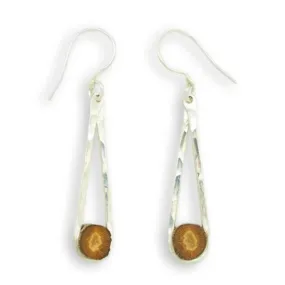 Branch and Barrel - Earrings - Vineyard Grapevine Teardrop SS