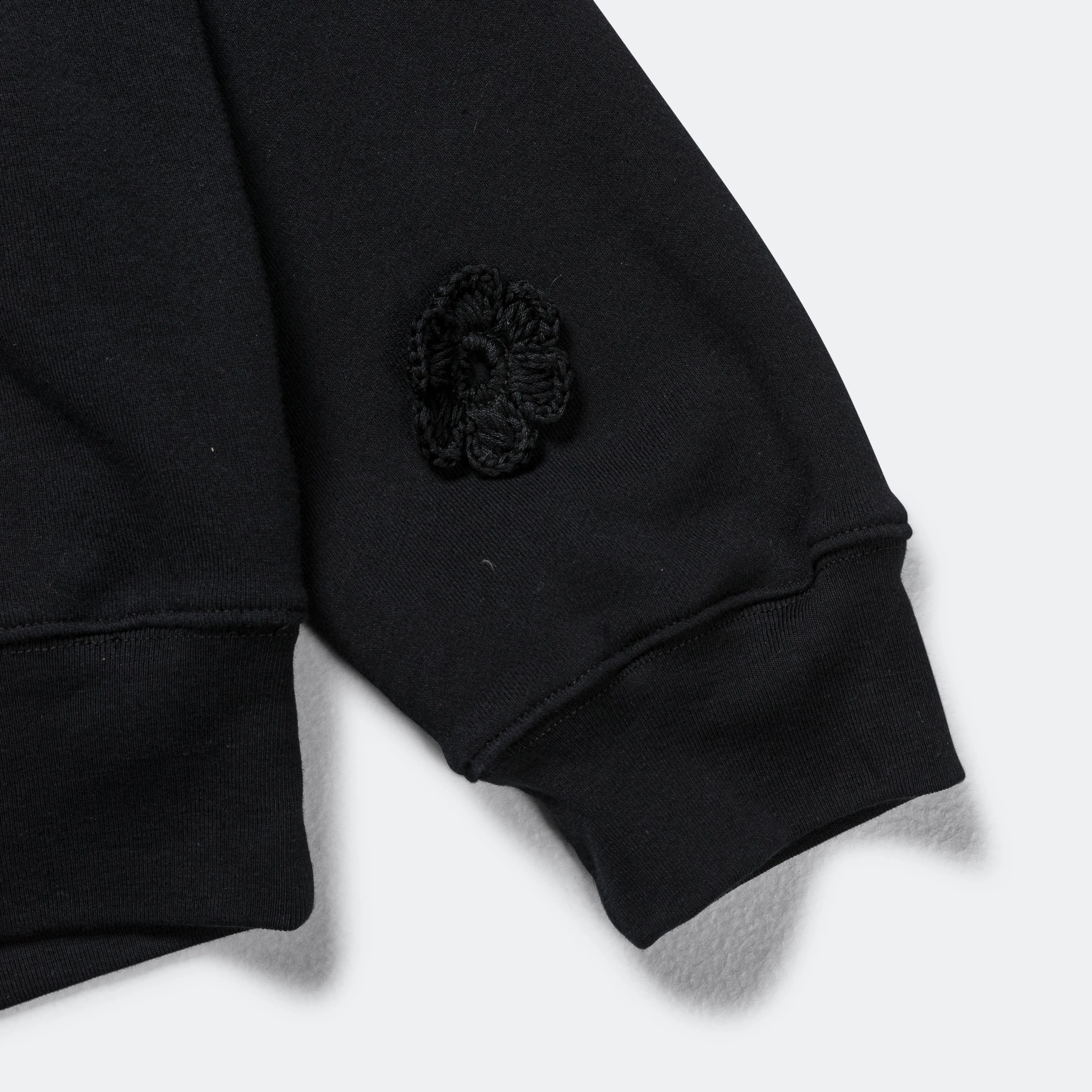 Daisie Gym Hoodie - Black Terry