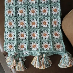 Daisy Squares Throw Wander Kit