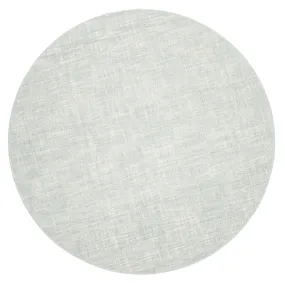 Dash & Albert Crosshatch Sky Hand Micro Hooked Wool Rug