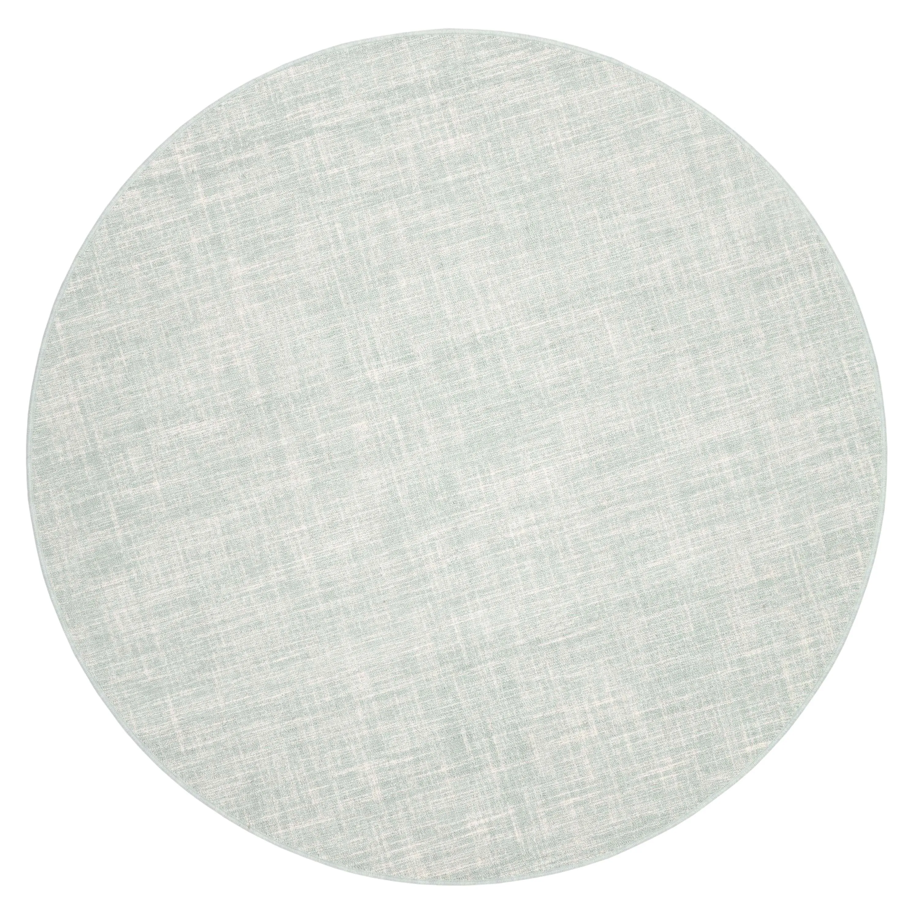 Dash & Albert Crosshatch Sky Hand Micro Hooked Wool Rug