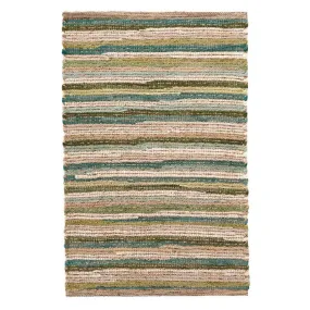 Dash & Albert Francisco Green Woven Cotton Rug