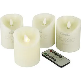 Flameless Candles Small w-Remote