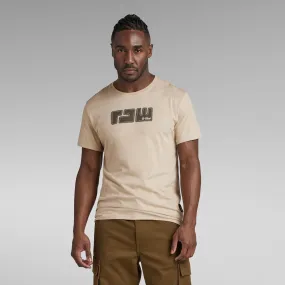 G-STAR INC - Men - Raw Felt Tee - Westpoint Khaki