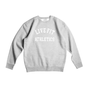 Livefit Athletics Crewneck - Heather Grey