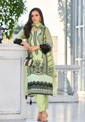 Neelima Mint Full Embroidered Heavy Pakistani Suit Set