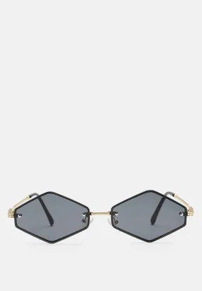 Thin Rim Rhombus Sunglasses